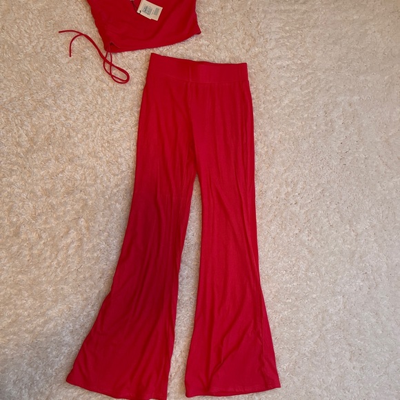 ByEgreis Belize Pants & Top Set Red NWT - Picture 2 of 7